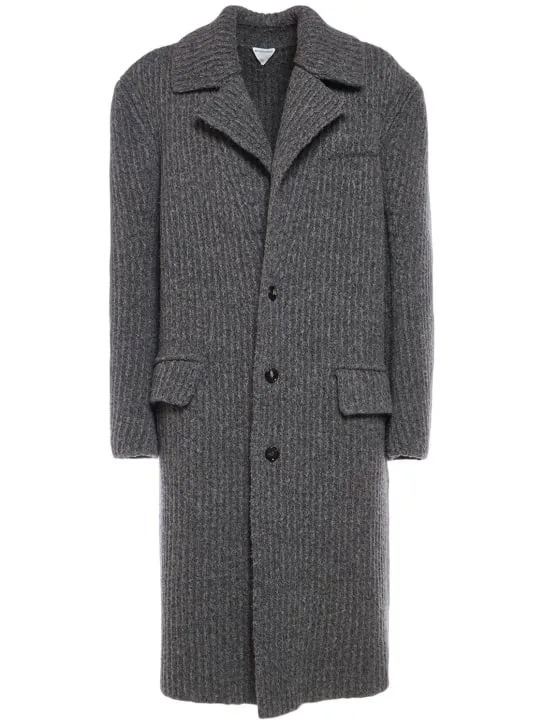 Bottega Veneta   Felted wool knitted coat 