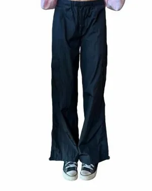 Collins Parachute Pants In Black | Black