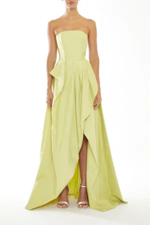 Emma Apple-Green Hi-Low Hem Maxi