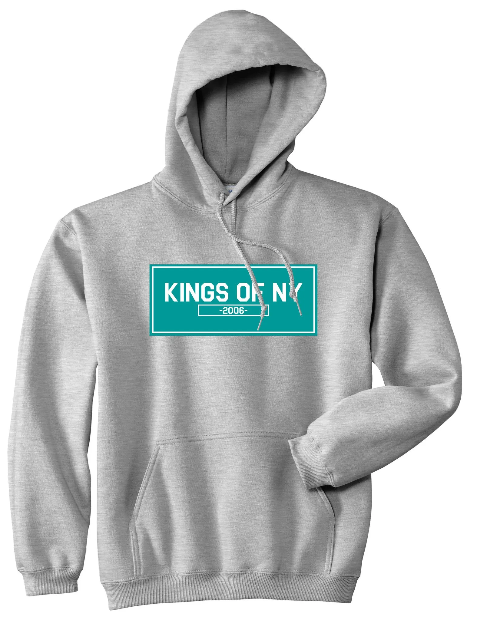 Kings Of NY 2006 FALL15 Blue Logo Pullover Hoodie Hoody