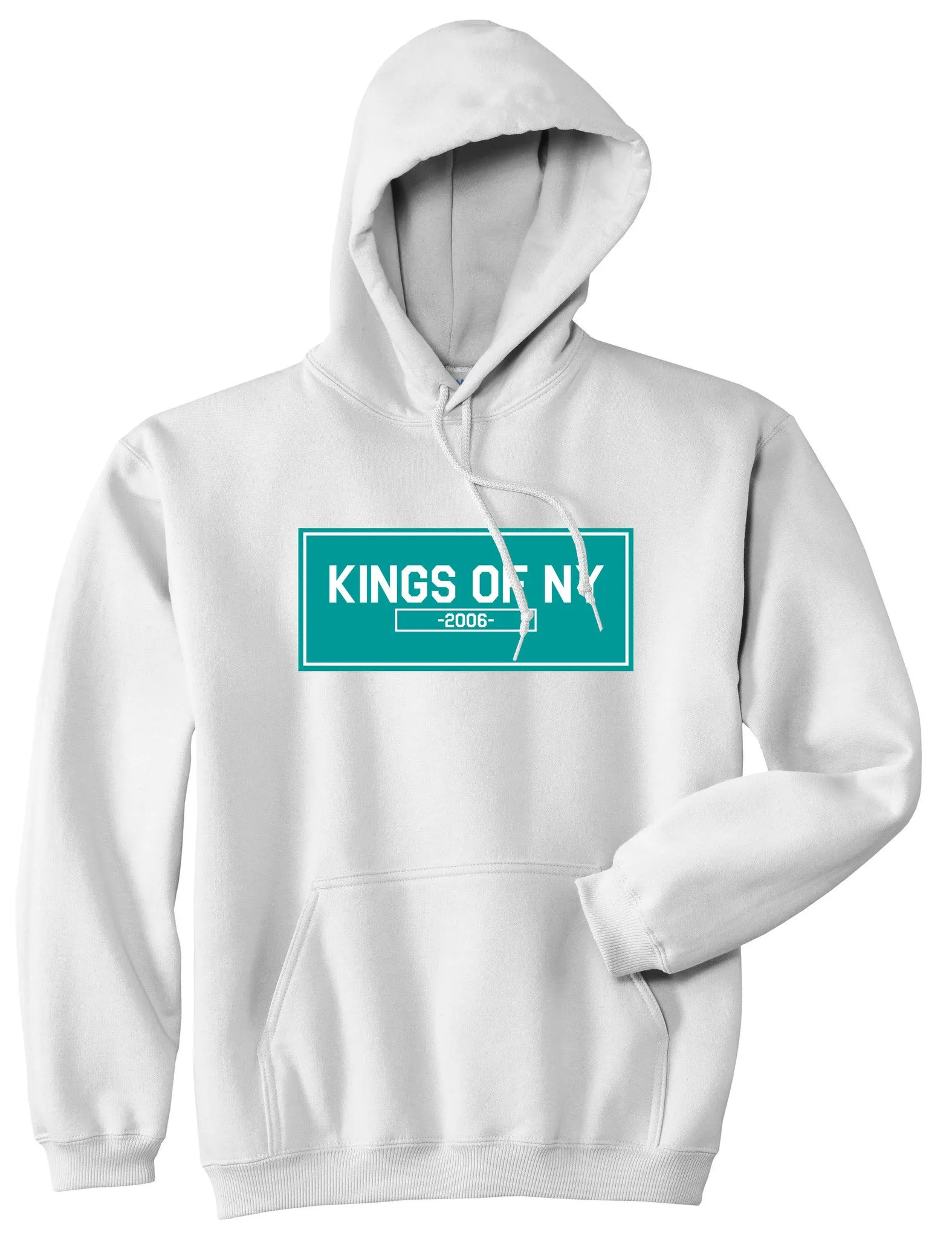 Kings Of NY 2006 FALL15 Blue Logo Pullover Hoodie Hoody