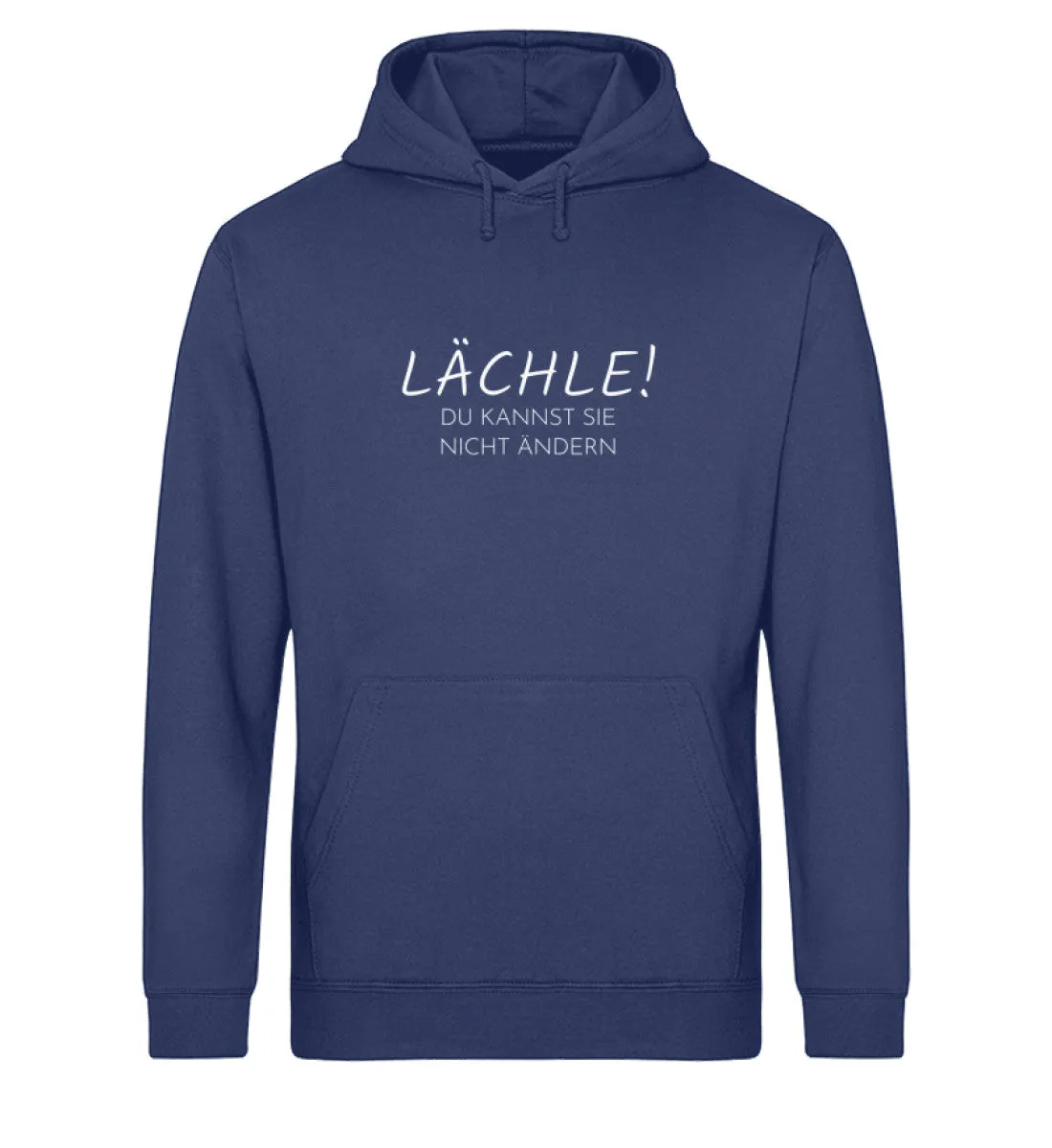 Lächle! Bio Hoodie Unisex