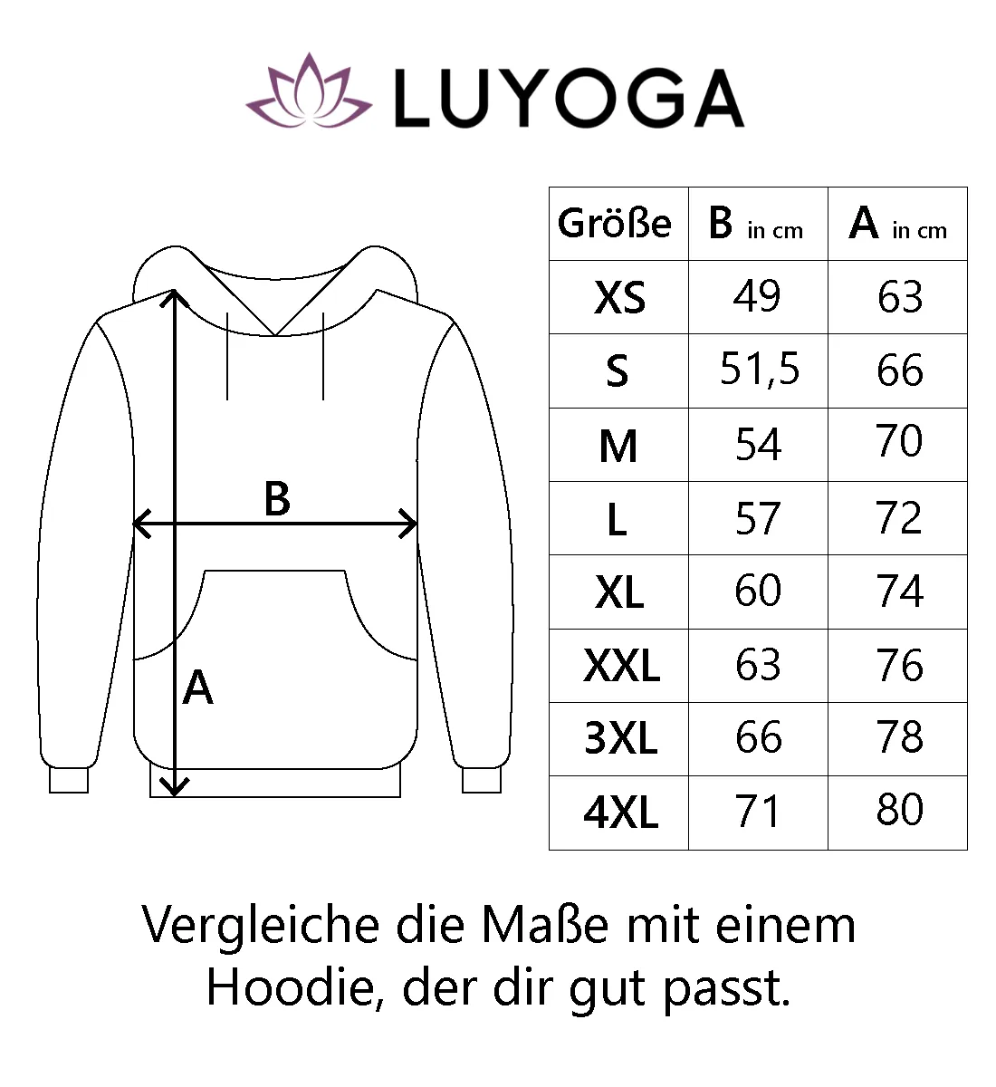 Lächle! Bio Hoodie Unisex