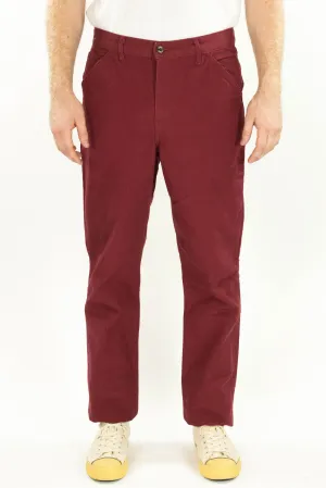 Maroon Work Uniform Mt Vernon Mills Duck Chino