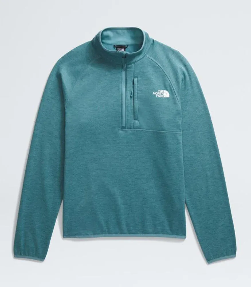 Men's Canyonlands 1/2 Zip in Algae Blue Heather by The North Face