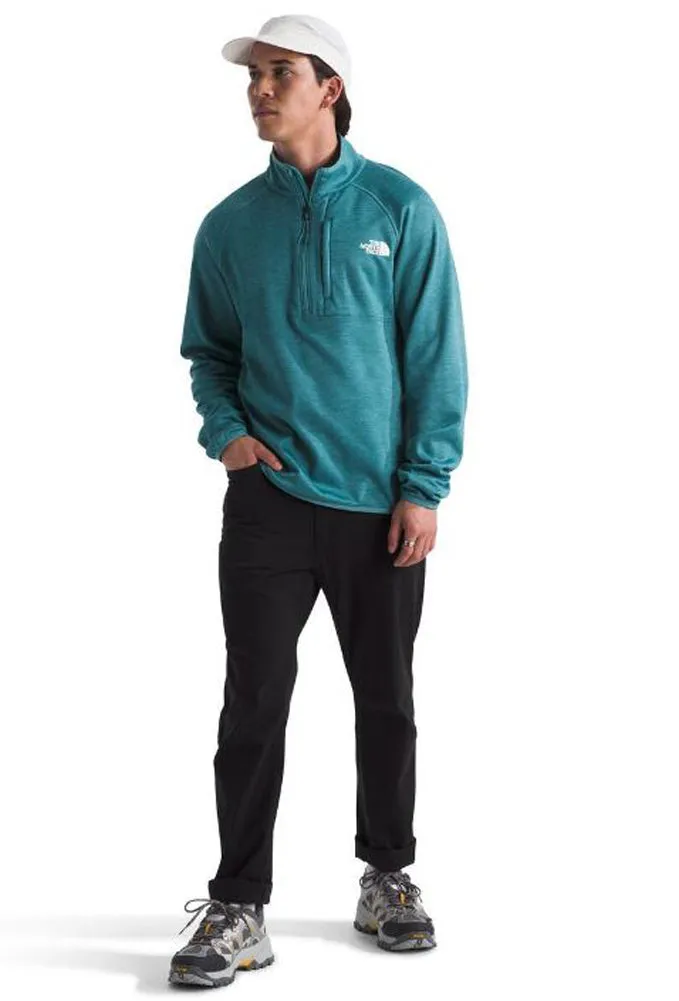 Men's Canyonlands 1/2 Zip in Algae Blue Heather by The North Face