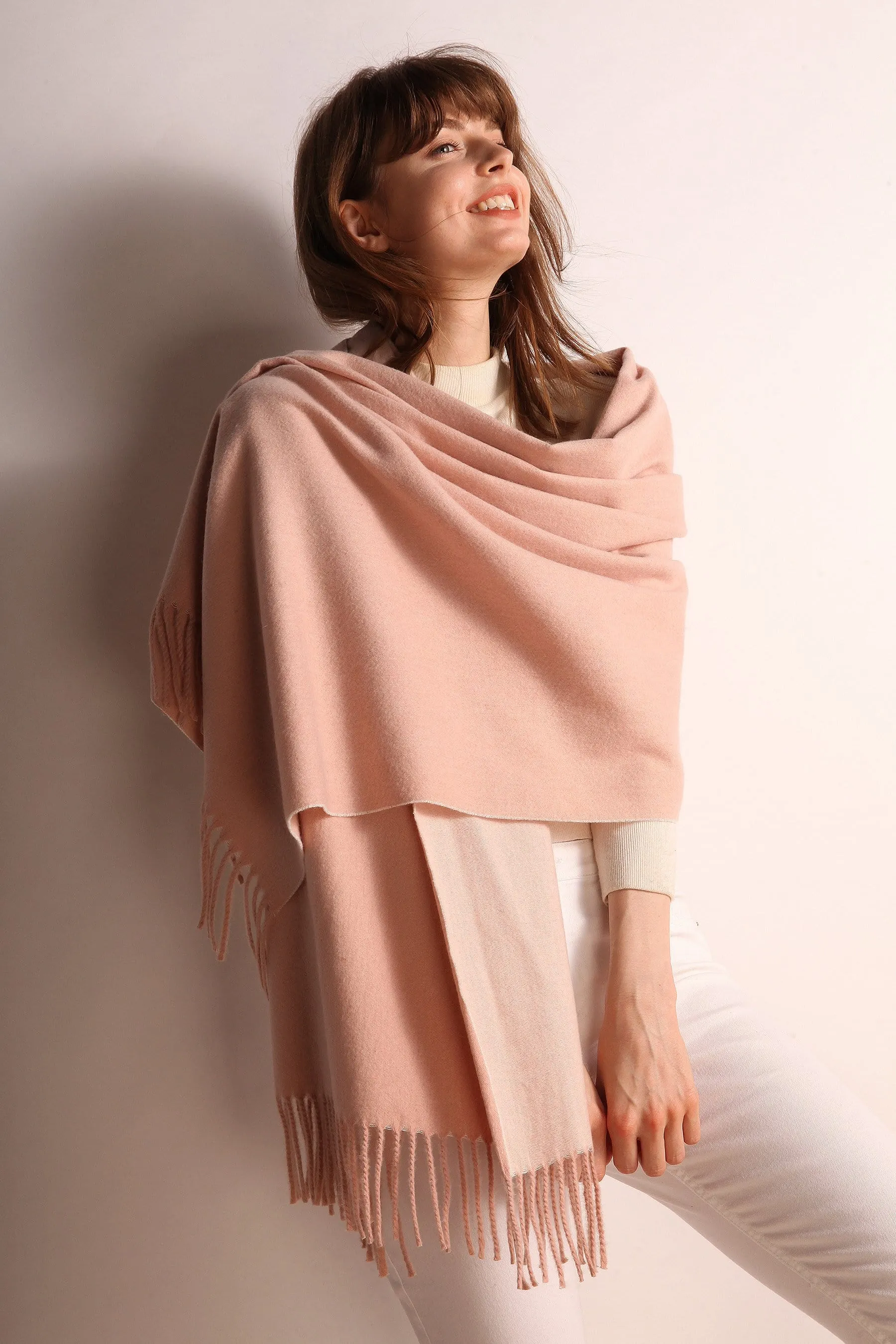 Minimalist Fringe Hem Scarf