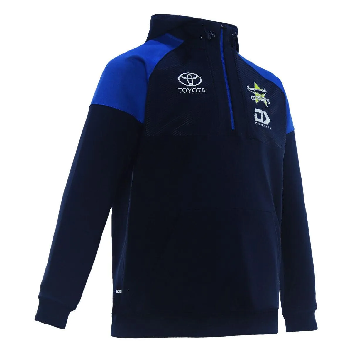 NRL 2024 1/4 Zip Pullover Hoodie - North Queensland Cowboys - Adult - DYNASTY