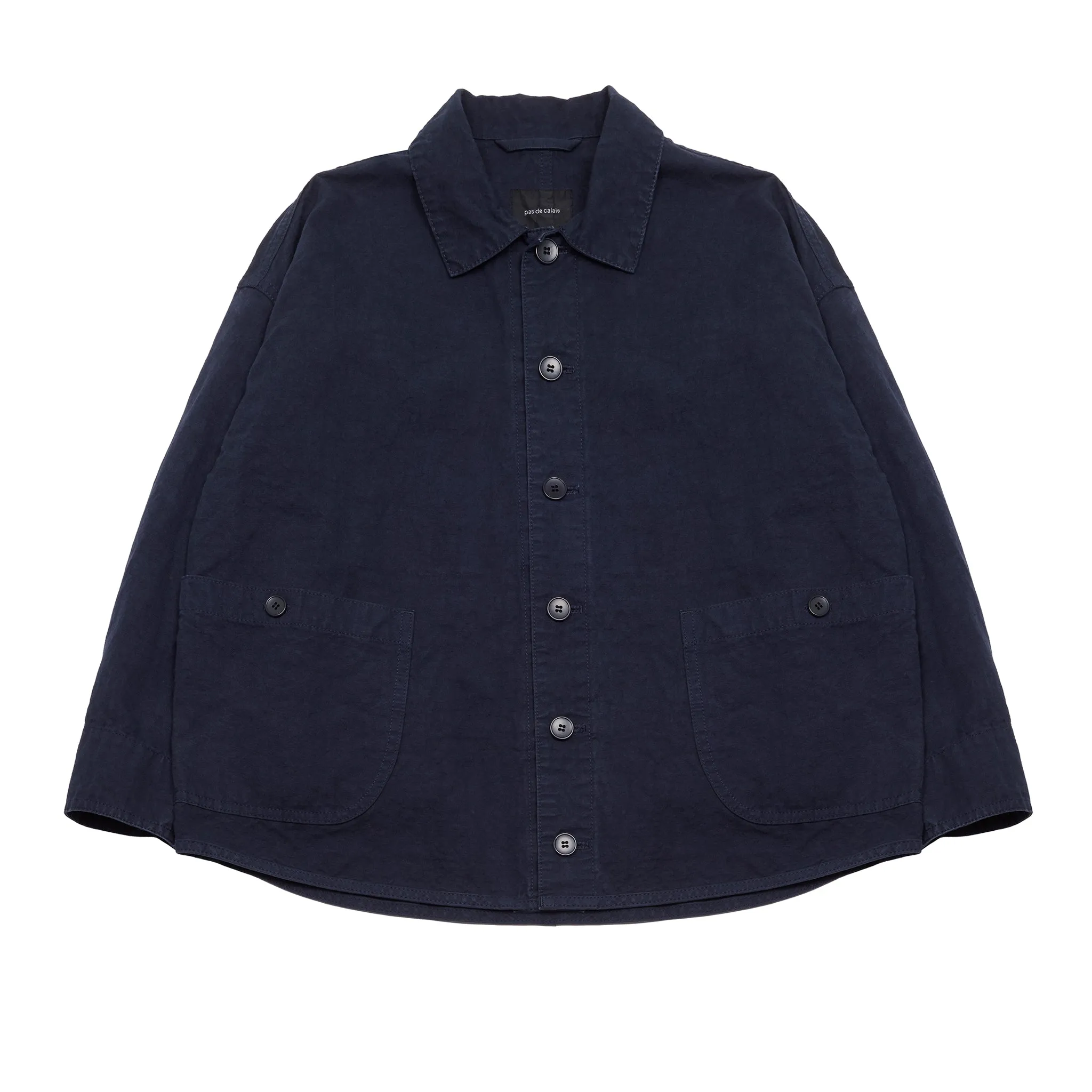 Pas de Calais Cotton Linen Jacket in Navy