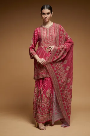 Pink Color Sharara