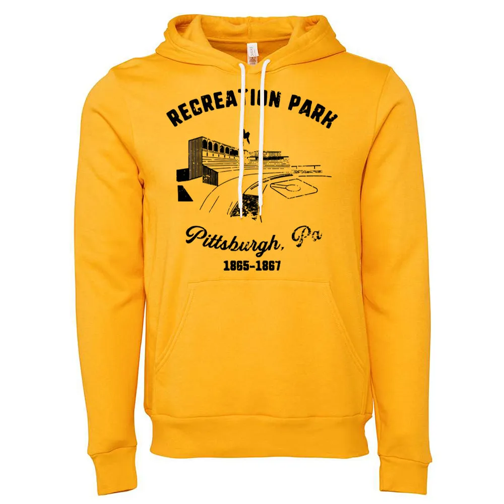 Recreation Park Pullover Hoodie | Recreation Park Gold Pullover Hoodie