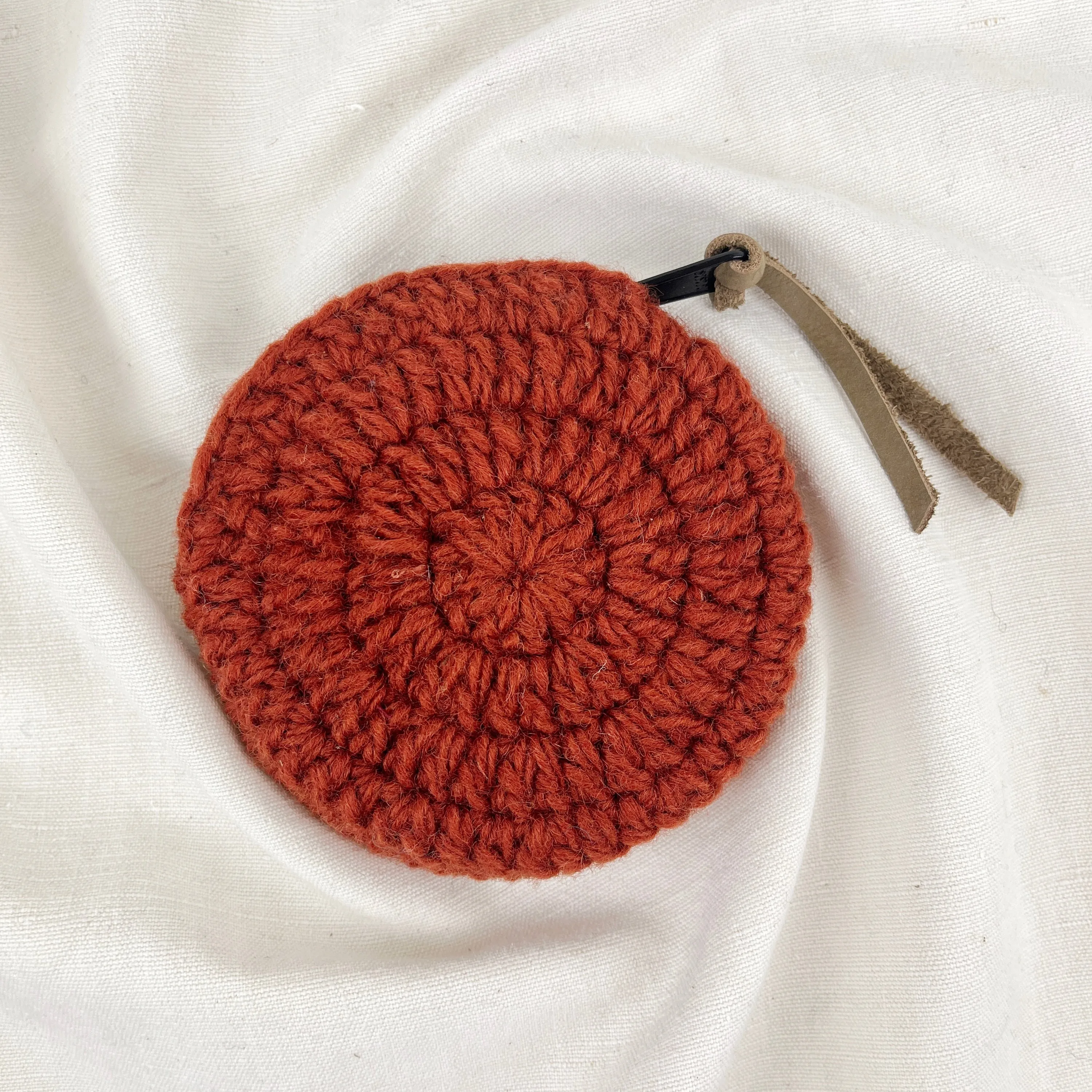 RICA Crochet Wool Circular Spiral Coin Purse