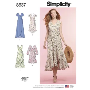 Simplicity Pattern 8637 Women’s Wrap Dress