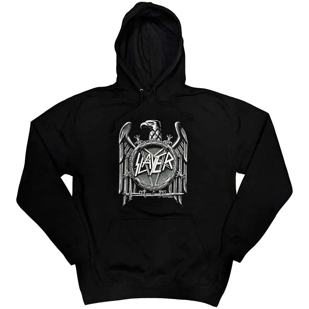 Slayer Unisex Pullover Hoodie: High Contrast Eagle