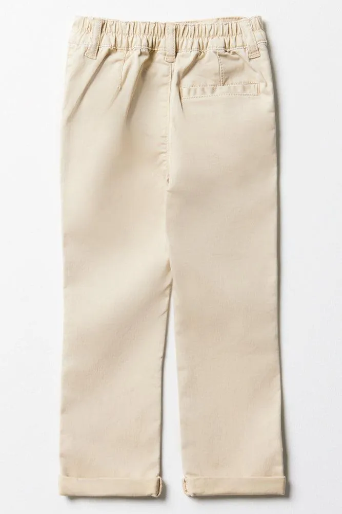 Slim Fit Chino Pants Natural