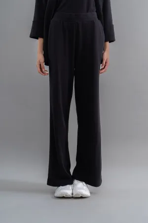 Snugknit® Black Flared Pant