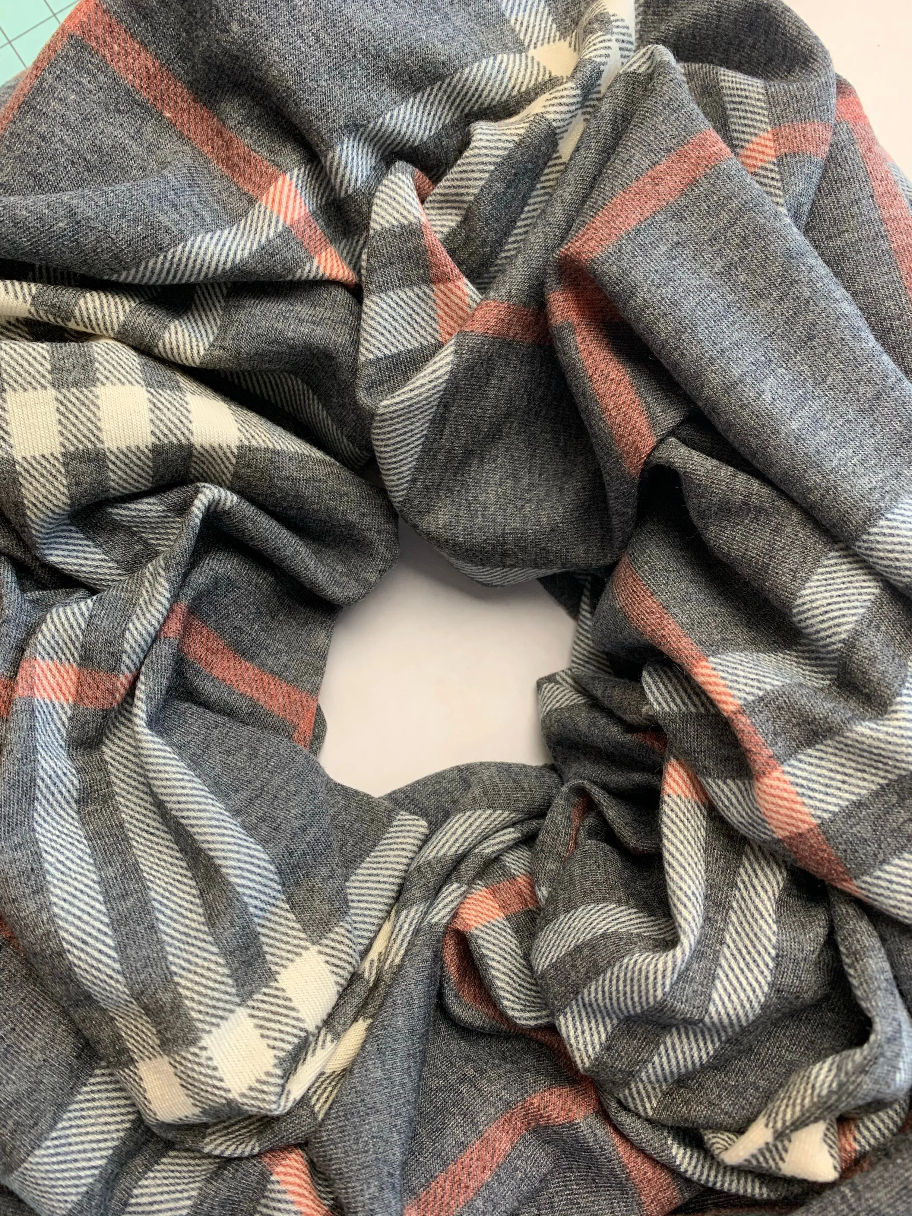 Vintage Plaid Scarf