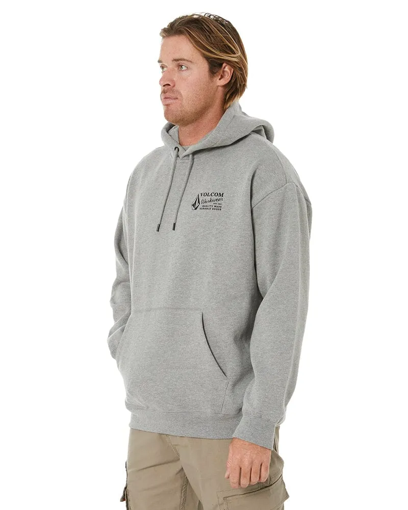 VWW Pullover Fleece Hoodie - Heather Grey