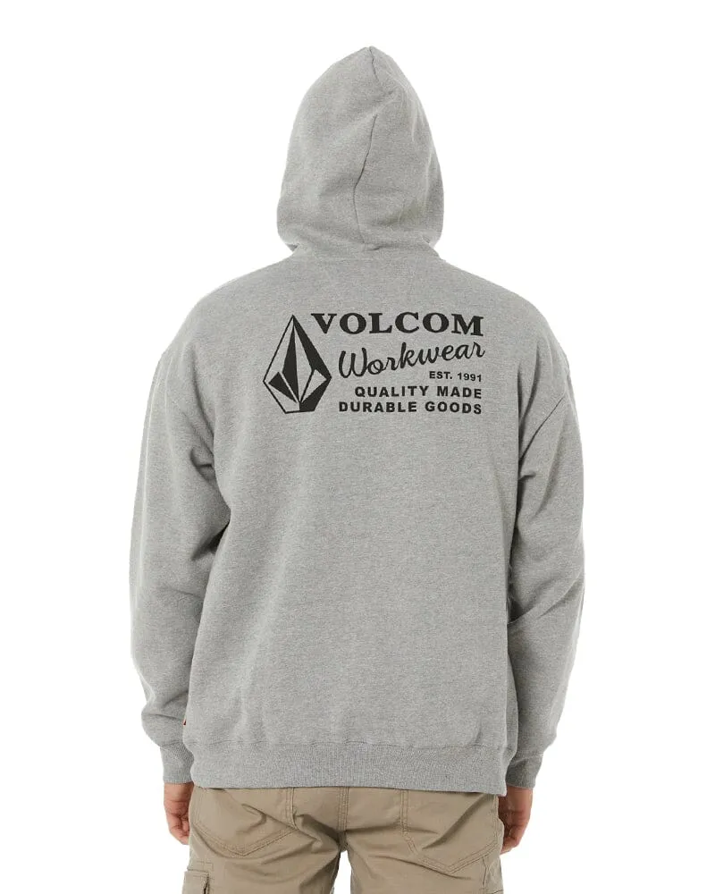 VWW Pullover Fleece Hoodie - Heather Grey