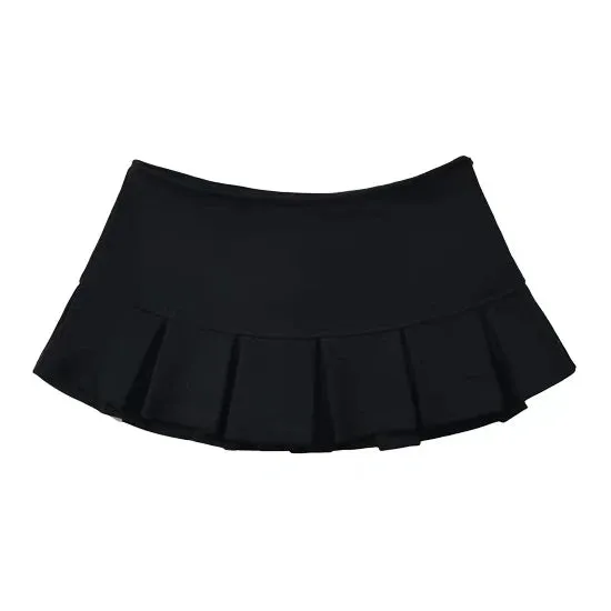 YESMYTOOL  -   Y2K Mini Skirt with Shorts Women Low Waist A-line Sexy Gyaru Wide Pleated Teenis Extreme Mini Skirt School Coquette